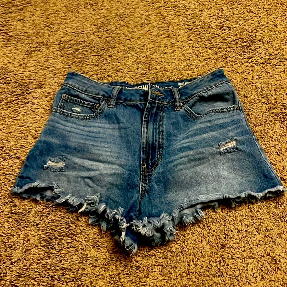 High Rise Jean Shorts